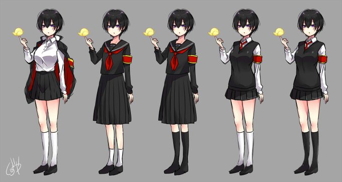 女体化させるとおっぱいと制服の組み合わせをすごく悩ませる無限の可能性雲雀恭弥 