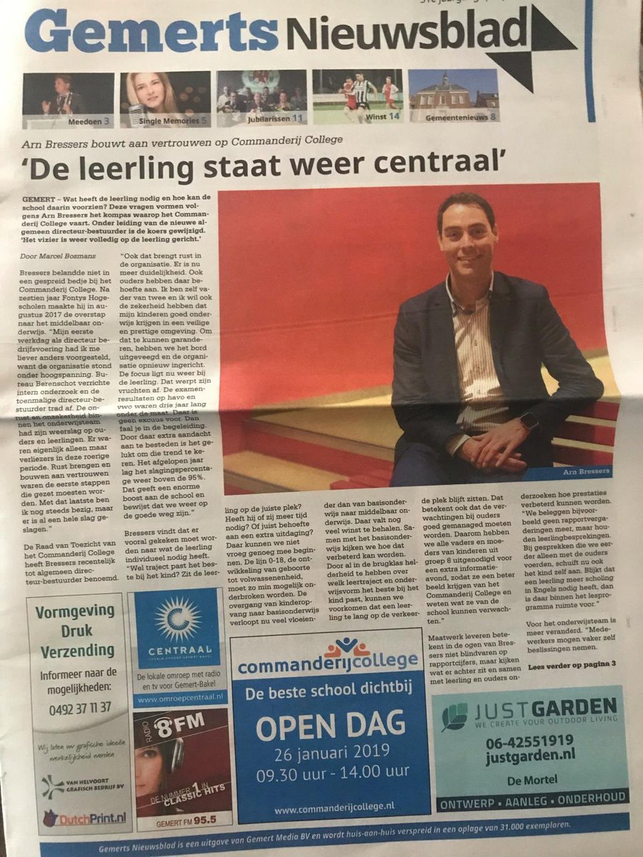 Commanderij College tweet media
