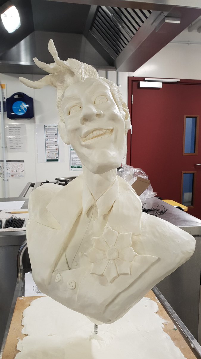 Chef_GreggR's tweet image. Here's the reason I haven't been sleeping too much. About 30 hours in and more to go. This year's entry into salon culinaire made from vegetable fat.