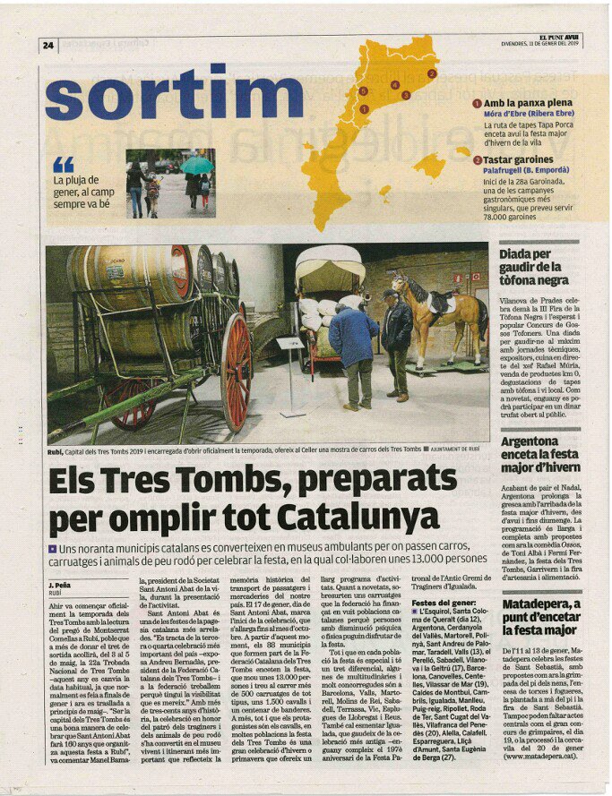 montseargelich's tweet photo. #Igualada i quasi un centenar de poblacions de #Catalunya celebren #trestombs. @TraginersIgd https://t.co/GbKE6pD1BW