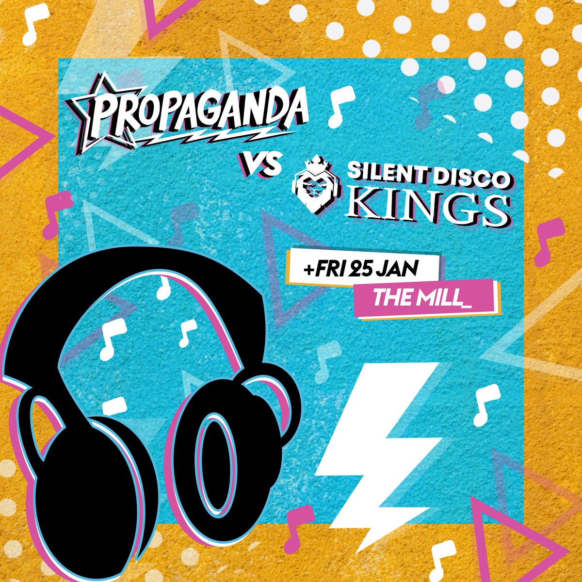 Don't forget, we are not open tonight, but we will be back on Friday 25th Jan with an awesome silent disco special!