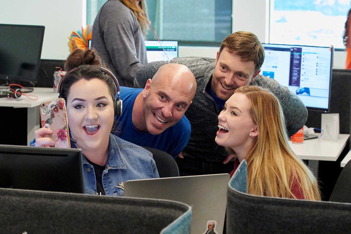 tsheets's tweet photo. Time flies when you're In-tuit! 🎉 Thank you @acce for joining us yesterday as we celebrated our one year anniversary of being part of the @Intuit family! #IntuitLife https://t.co/4HJObart36