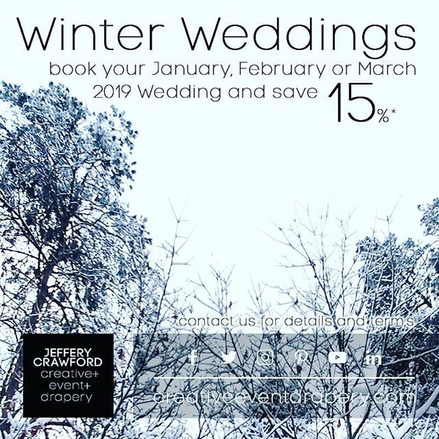cr8eventdrapery's tweet image. Save 15% when you book your 2019 January, February or March wedding with Jeffery Crawford Creative Event Drapery. Email creative.event.drapery@gmail.com for details! #Muskoka #Toronto #EventDrape #EventDrapery #TentDraping #CeilingDraping #Backdrops #WeddingBackdrops #Chuppa…