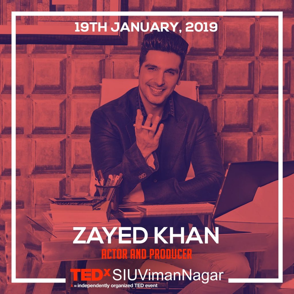 We are delighted to announce our 6th speaker at TEDxSIUVimanNagar, Mr Zayed Khan!

PASSES OUT NOW! 

#TEDxSIUVimanNagar #WhatDreamsAreMadeOf #ZayedKhan #MainHoonNa #TEDx #TEDxPune #TEDxSpeakers #Bollywood #CelebritySpeaker #TEDxTalks  #Pune  #Maharashtra #TEDxEvents