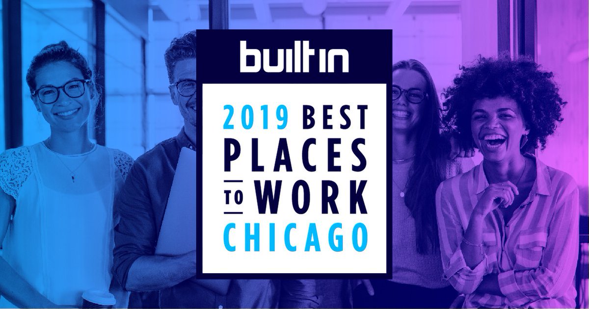 OneNorth's tweet photo. We're so proud to have made @BuiltInChicago's 2019 Best Places to Work list! Looking for a new opportunity? Check us out. #ChicagoTech 
https://t.co/9kLkqPpSAe https://t.co/WXkrhGq1DR