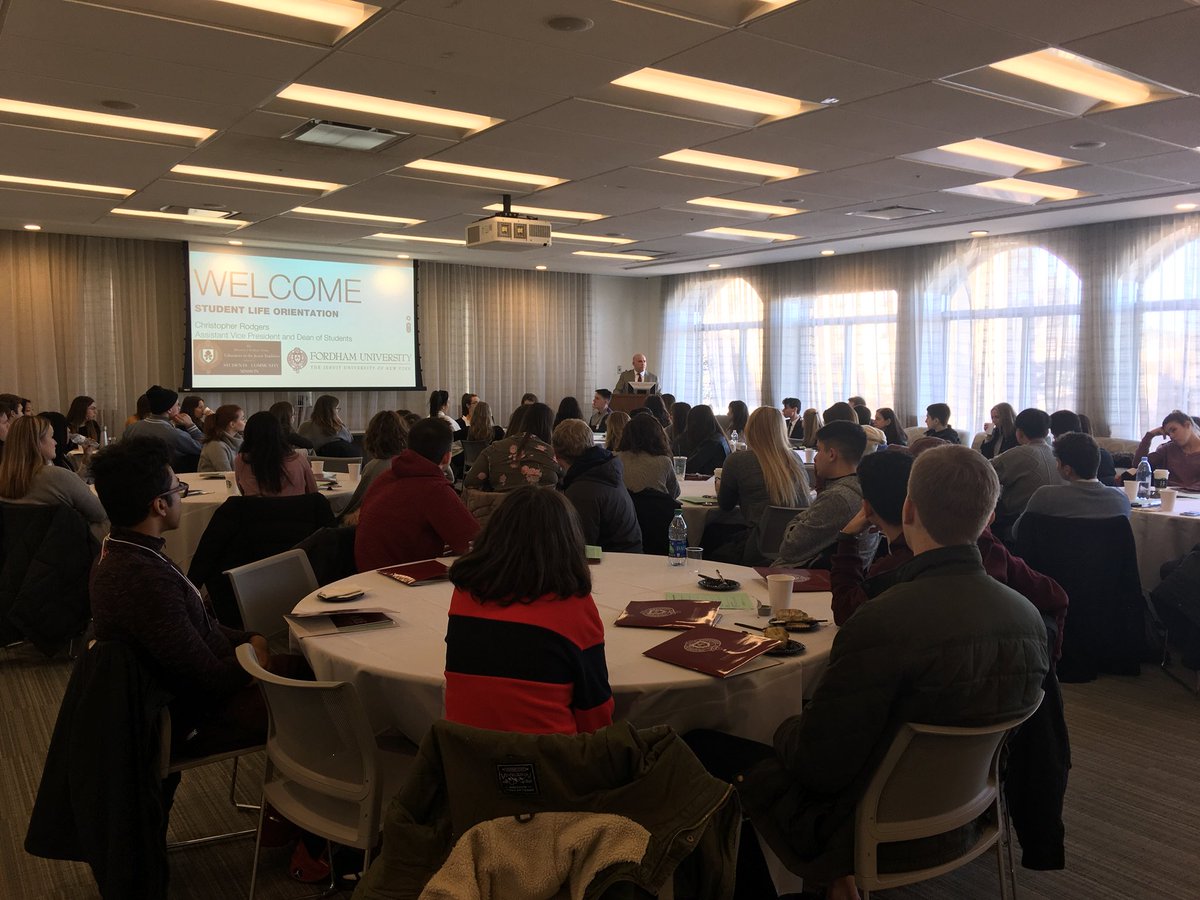 orient_rh's tweet image. Thank you @DEANRODGERSRH for welcoming our new students to our #Ramily 🐏 #FRHOrientation2019