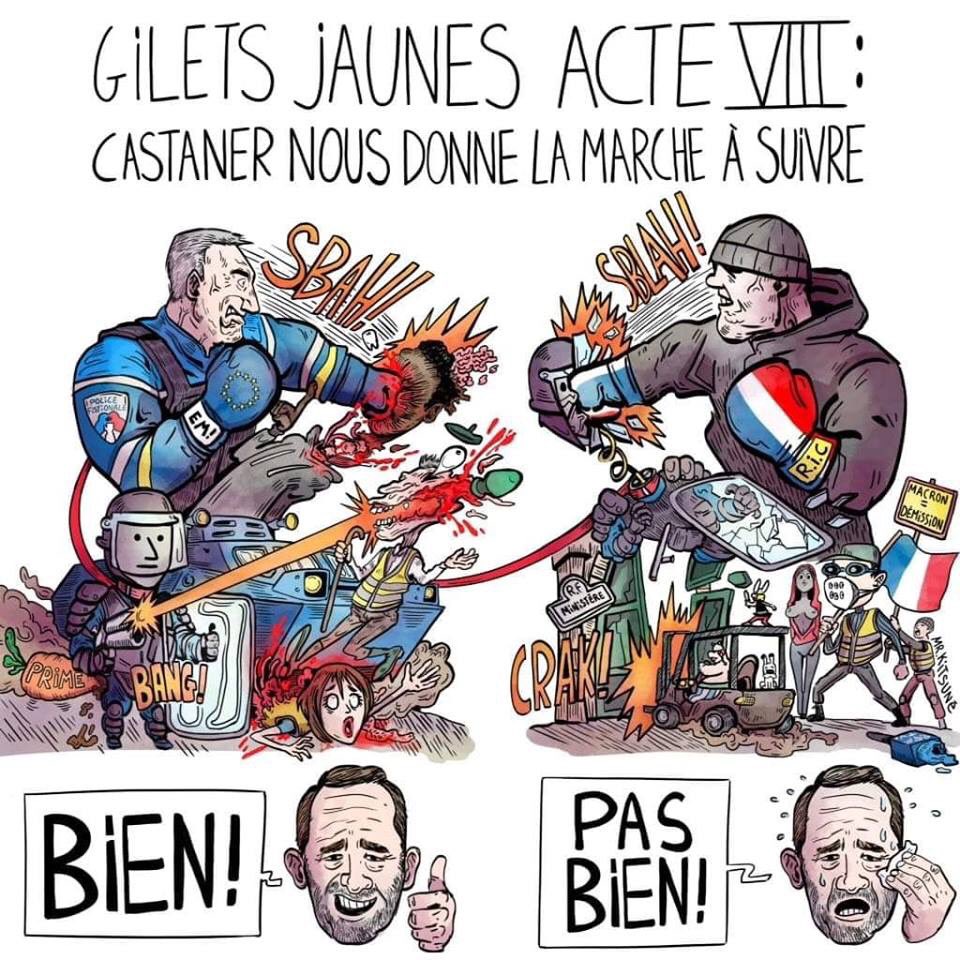 LinkaChomofski's tweet photo. Communiqué du ministère de l'intérieur pour l'#ActeVIIII 
#GiletsJaunes https://t.co/WvHYPnXAZd
