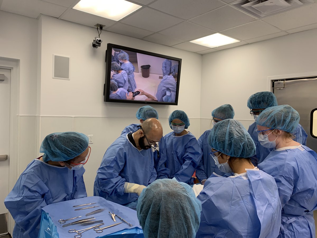 BeaconOrtho's tweet photo. Beacon's Foundation hosted @SummitCDS anatomy students for an upper extremity lecture and lab this past Wednesday! The program was lead by Dr. Mohab Foad and PA Brittany Stout. #handsonlearning #anatomystudy #orthoedu https://t.co/pA3pQGgPSP