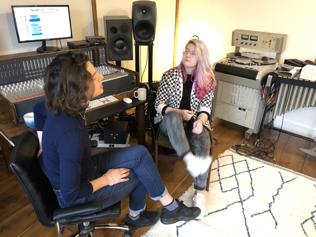 DanGumble's tweet photo. Had a great time at @Marta_Salogni’s fantastic new studio with @laurend_d. today. Keep your eyes peeled for a fascinating new feature with these two Pro Sound Award winners in our February issue. #prosoundawards #proaudio #audio #studio https://t.co/iMapB4KAnr