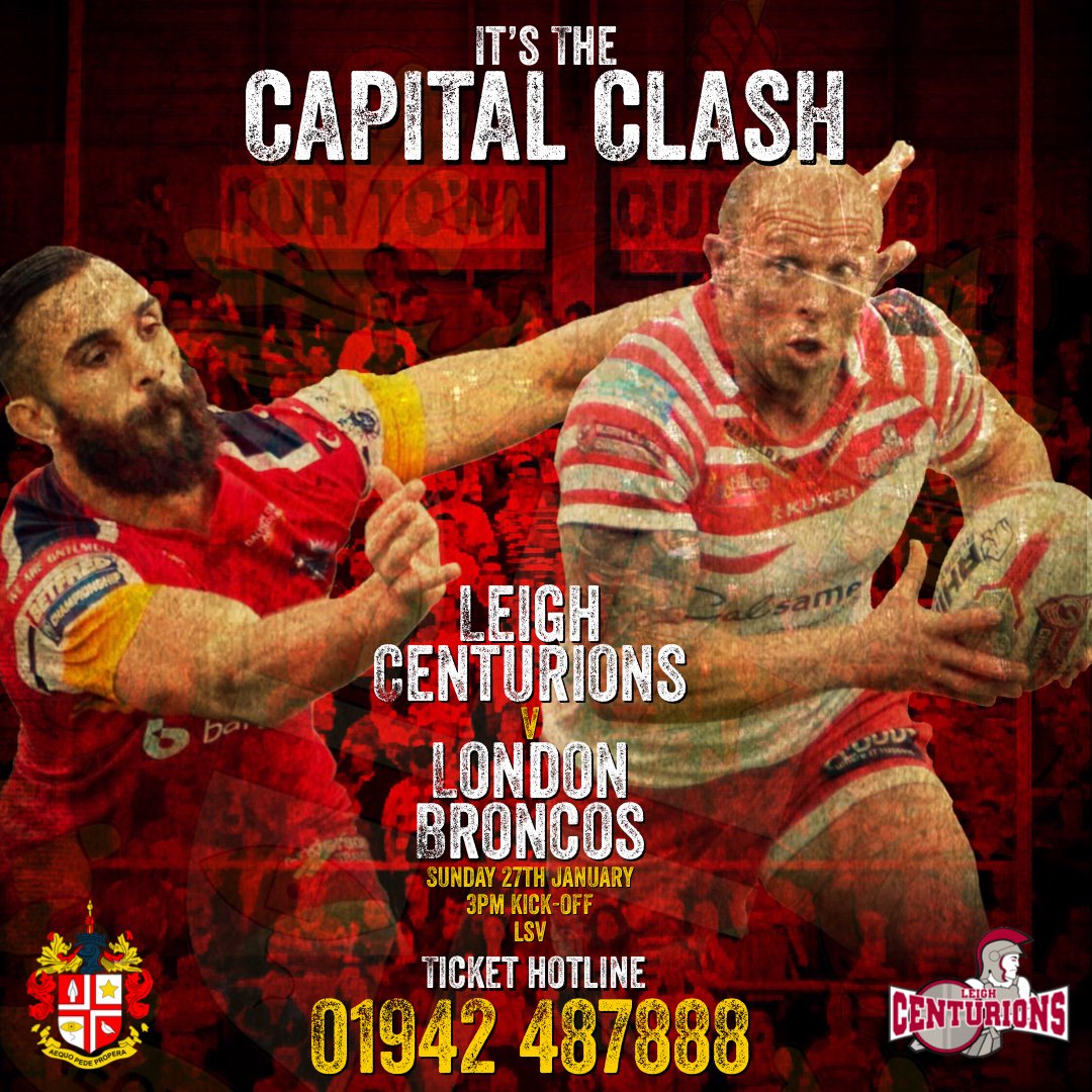 Tickets are now on sale for our pre-season warm up game against newly promoted @SuperLeague side @LondonBroncosRL.
Let’s show our new boys what the Leythers are all about! Let’s get @lsvstadium rocking for them! #OurTownOurClub
