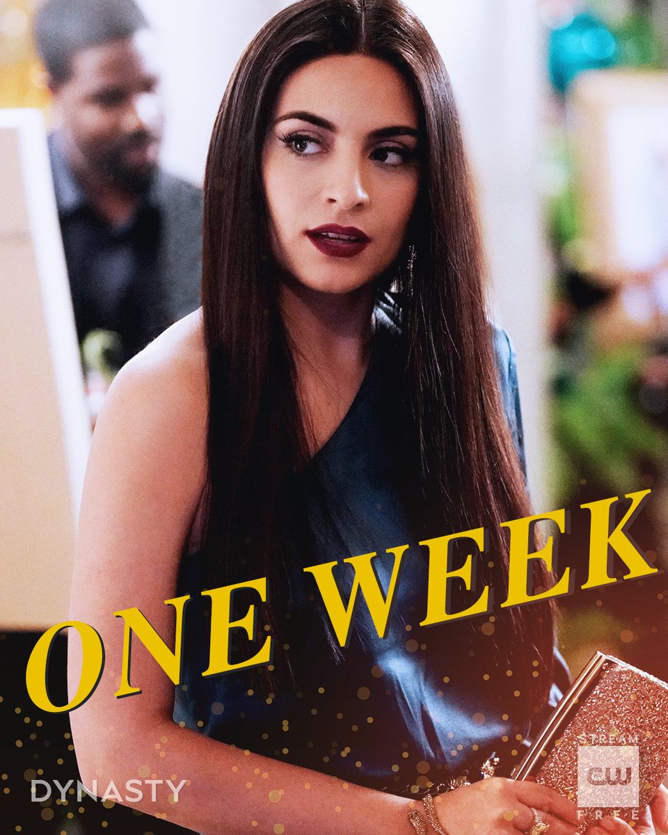 cw_dynasty's tweet photo. When the lip shade is that dark, you know it's serious. #Dynasty returns in ONE WEEK! Catch up:  
https://t.co/HFctuKuobT https://t.co/ViYeJS4jOu