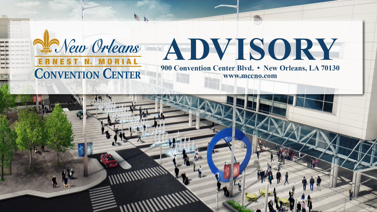 MCCNODevProject's tweet image. NOTE: Convention Center Boulevard will be closed Monday, January 14 from 5:00 a.m. to 2:30 p.m. in preparation for a presidential visit.

Please consider alternate routes during your commute.

MORE DETAILS: nolaccdev.com/traffic-adviso…