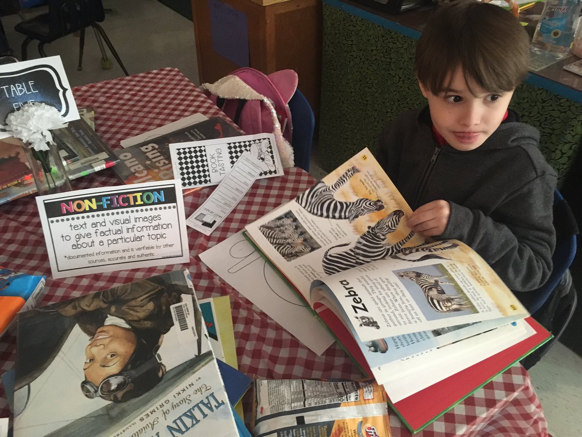 During the 3rd grade book tasting, students “tasted” books from several genres and made a must read book list. #APSoars <a href="/FloydCoSchools/">Floyd County Schools</a> @Suzie_Henderson <a href="/jb_kappy/">John Kapustay</a>