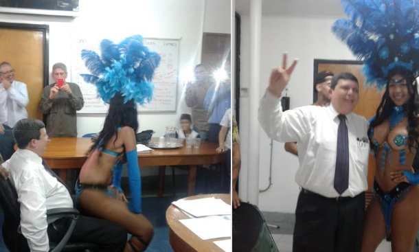 DolarToday's tweet photo. Junta Directiva del Hospital Universitario de Caracas contrata unas streepers mientras pacientes mueren de mengua -► https://t.co/HaMJt5RmxJ https://t.co/qdDmSosPn2