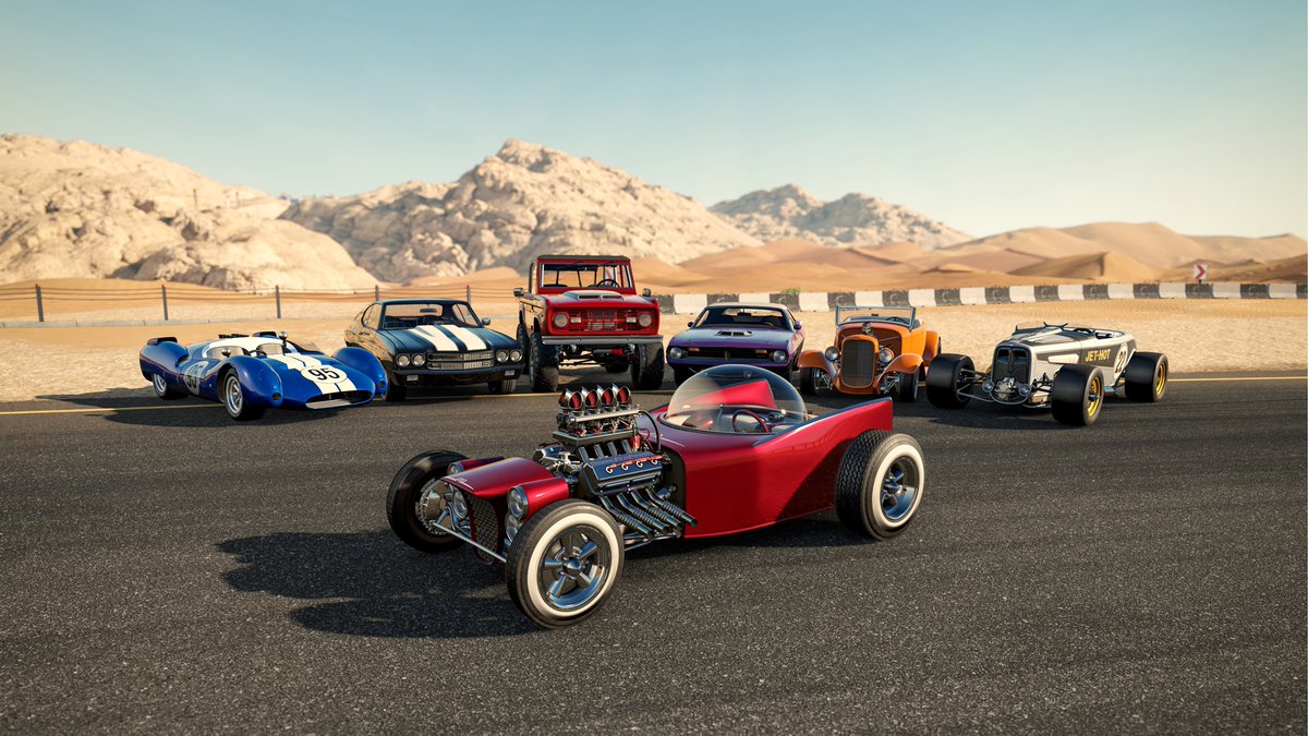 TimePiecePR's tweet image. New @Barrett_Jackson Car Pack to star in award-winning @ForzaMotorsport 7 racing video game, set to release Jan 15 bit.ly/2VHmWX3