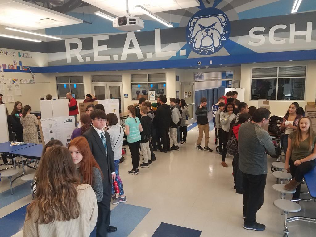 Sociology class job fair. Tom's seniors presenting to students from all grade levels. Always a fun and meaningful project! #BEREAL #BESTELLAR