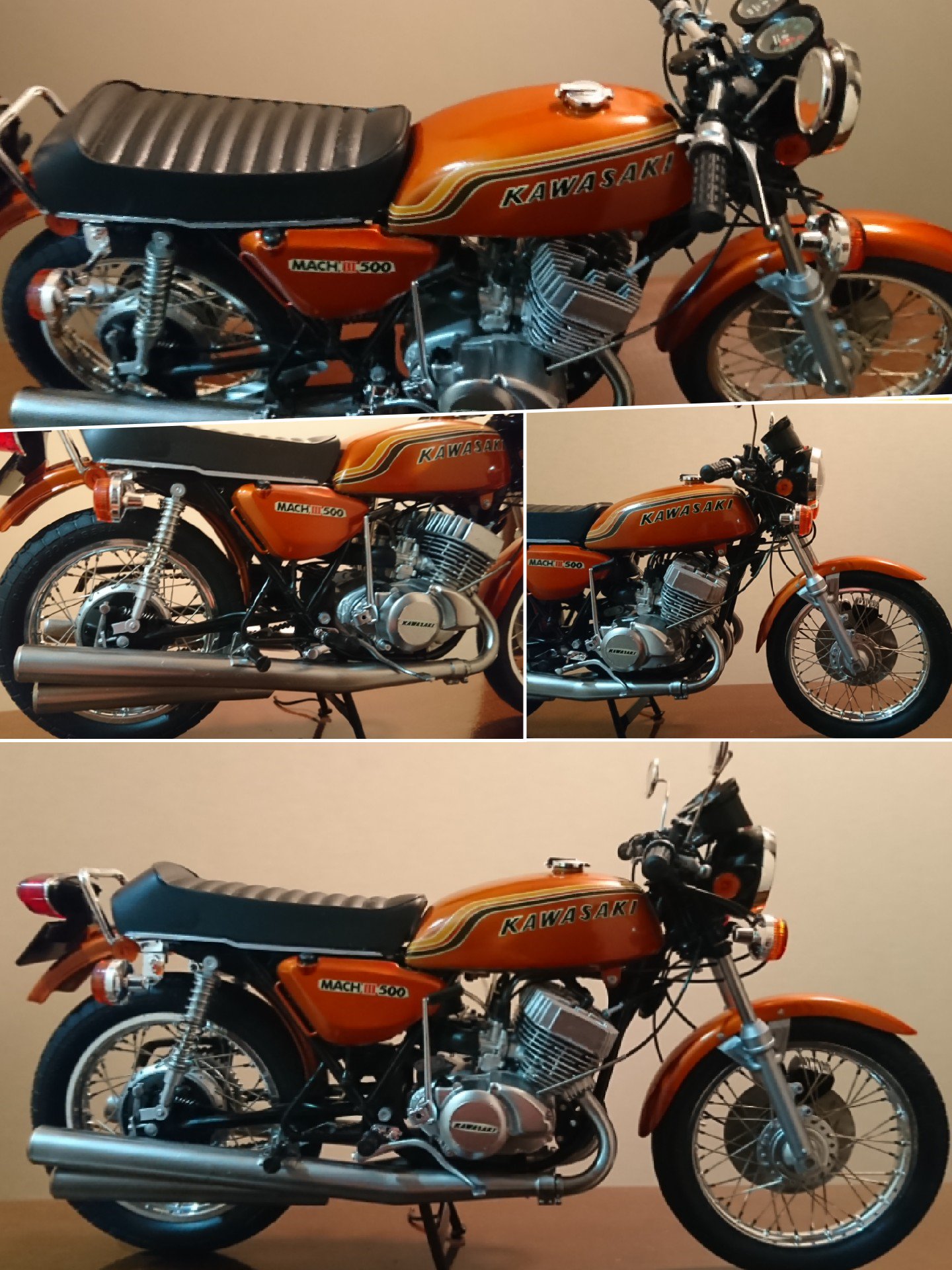 Kawasaki 750 MACH IV H2 プラモデル Kawasaki 750 MACH IV H2 プラモデル