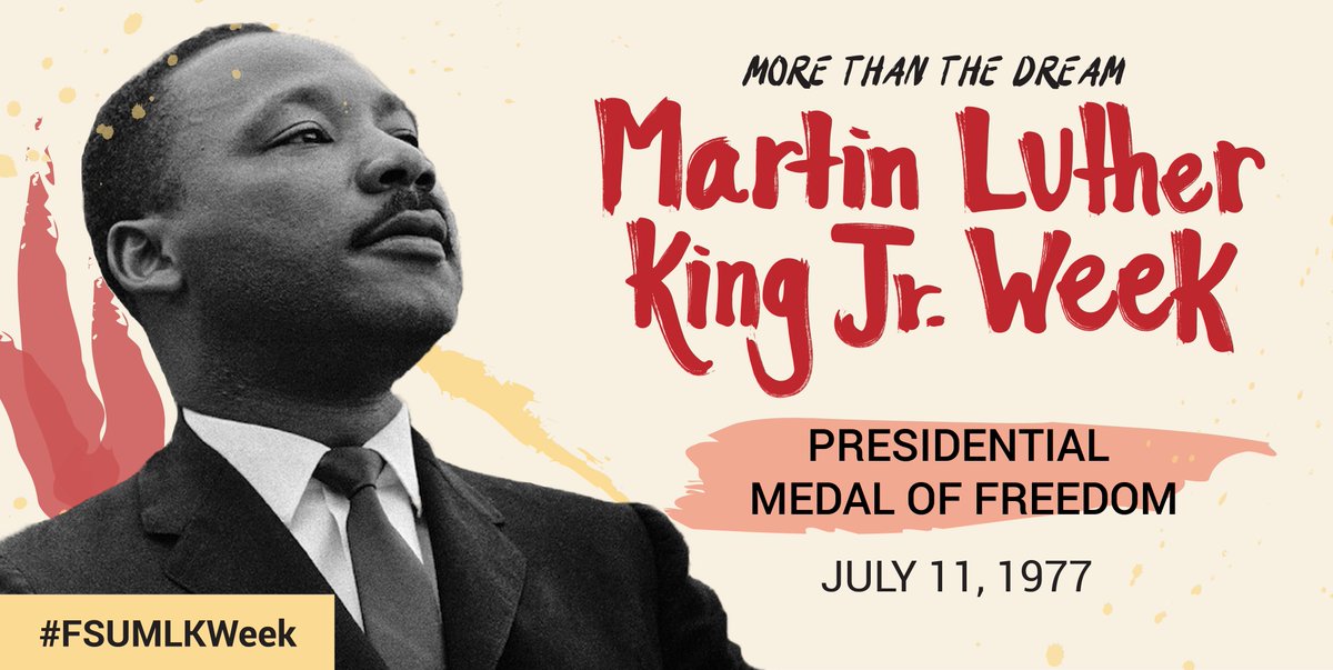 FSUMLKWeek's tweet image. President Carter presented the Medal of Freedom to Coretta Scott King on July 12,1977 on behalf of her late husband, Dr. Martin Luther King, Jr. #FSUMLKWeek