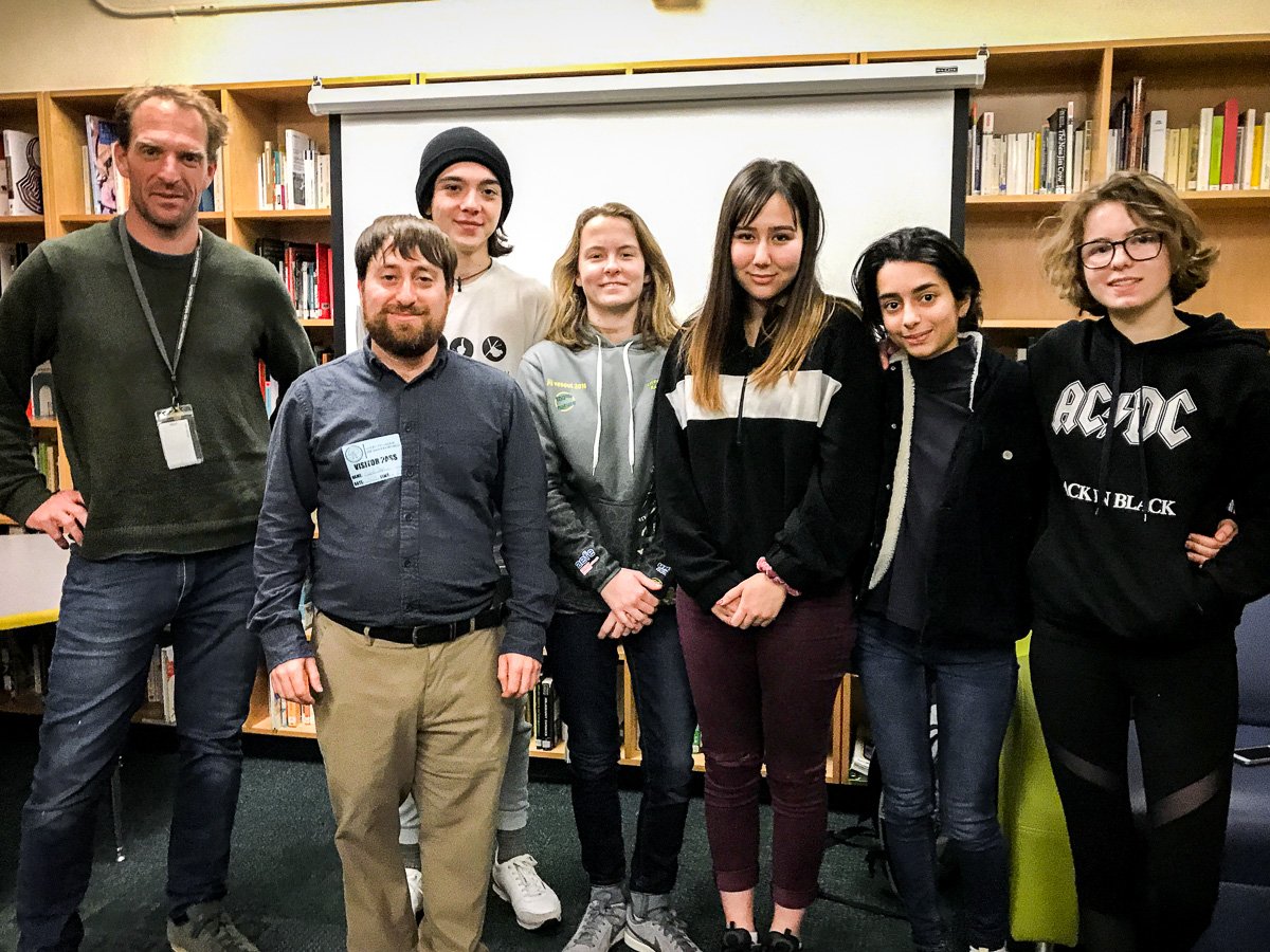 lelyceeSF's tweet photo. Gr 11 Students meet Dr. Zachary Subin @EThree2 who studies the economic feasibility of options for climate mitigation and the policy implications of large-scale change in the energy system . #LFSFquestion #LFSFopenlearning
@ortegaLFSF https://t.co/FqIQWMxZKK