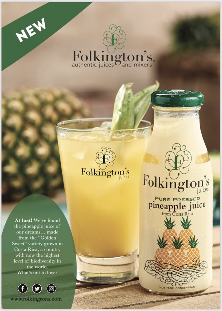 dave_massey87's tweet photo. Iโm now delighted to (officially) announce the launch of our amazing @Folkingtons Pineapple Juice - made from the delicious Golden Sweet variety in Costa Rica.
Please get in touch if youโre interested in a sample!
#folkingtons #purepressed #pineapplejuice #goldensweet
๐๐๐ https://t.co/4V6UpXhFJ8