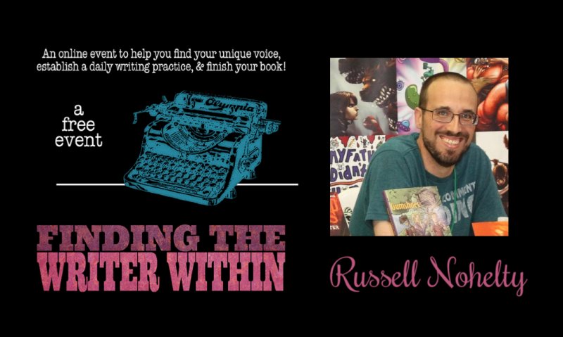 sageadderley's tweet photo. @russellnohelty kicks off today's first session with real talk about finding your audience from scratch! If you're registered for #findingthewriterwithin, then click on today's email for the video link. If not, go register - it's #FREE! https://t.co/da3rB5Lvz6 #writers #amwriting https://t.co/iuSHqB7yP6