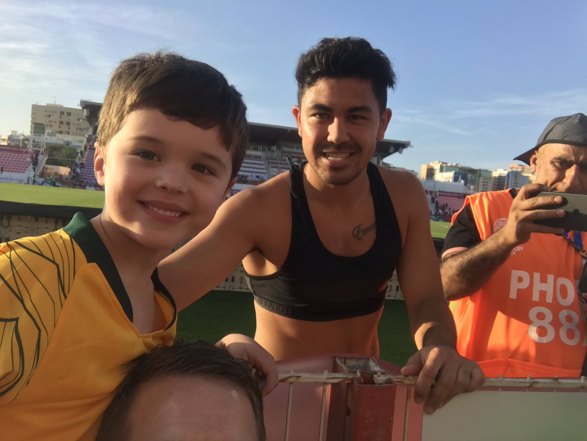 adamgalvs's tweet photo. @hoopsdownunder @Luce_Man Shame we didn’t get to see as much of @MassLuongo on the pitch as we did off it. Absolute top guy, remembered my son, came over and said hi. Topped off a great trip. @QPR should be proud. These little things hook another generation of fans in a very difficult environment. https://t.co/u8ra62ljrp