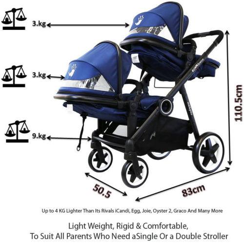 isafe double stroller