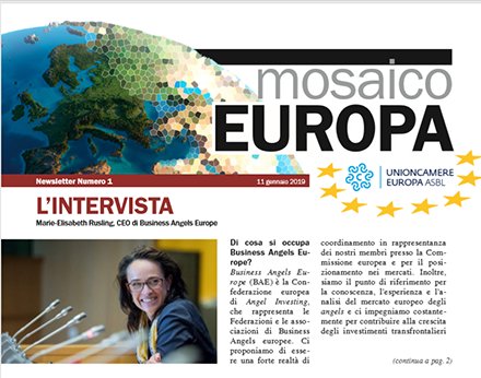unioncamere's tweet photo. Su #MosaicoEuropa Marie-Elisabeth Rusling, CEO di #BusinessAngels Europe, parla delle attività e dei progetti di punta del network, come #ESIL e #WA4E https://t.co/ccgGM0CMae https://t.co/DYMaUqcmJu