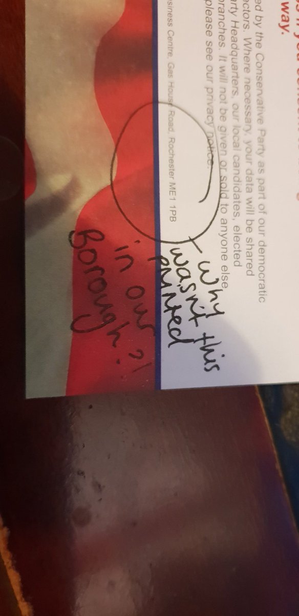 DownsHd's tweet photo. @GregClarkMP why wasnt the residents' survey printed in our borough, supporting local businesses?! https://t.co/m5rQDJieSW