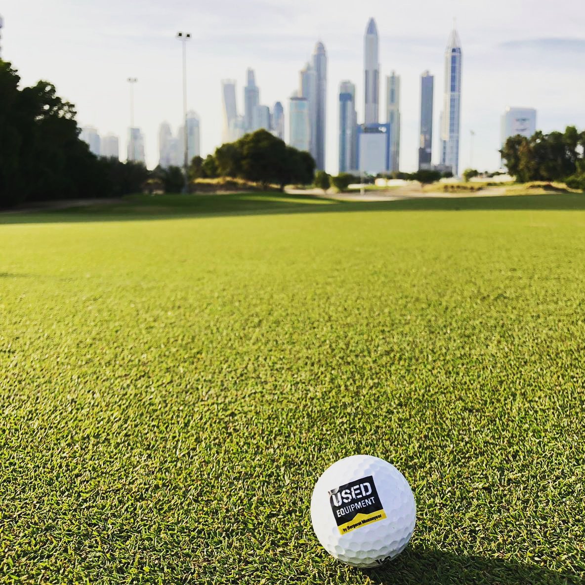UsedEquipmentBM's tweet photo. HAPPY FRIDAY 
"To golf or not To golf" 
#dubai #france #BergeratMonnoyeur #caterpillar #paris #construction https://t.co/BF4sqXbSuN