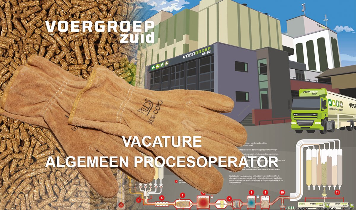 Mooie vacature bij een leuk bedrijf. Voergroep Zuid zoekt voor de productielocatie Weert een ALGEMEEN PROCESOPERATOR die van aanpakken weet.
Pak jij de handschoen op?
Ben jij, ken jij, deel jij? Meer.. bit.ly/2x2kXSg