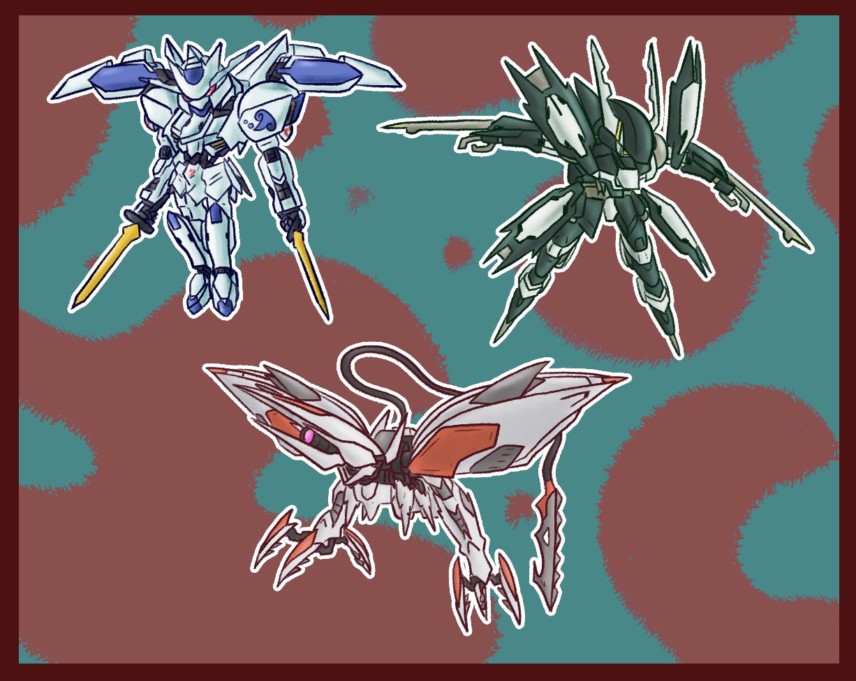 Deterex525 Comms Closed On Twitter And Now We Got That Last Batch Of Gundam Stickers For The Iron Blooded Orphans Line With Gundam Bael Reginlaze Julia And The Mobile Armor Hashmal Digitalart