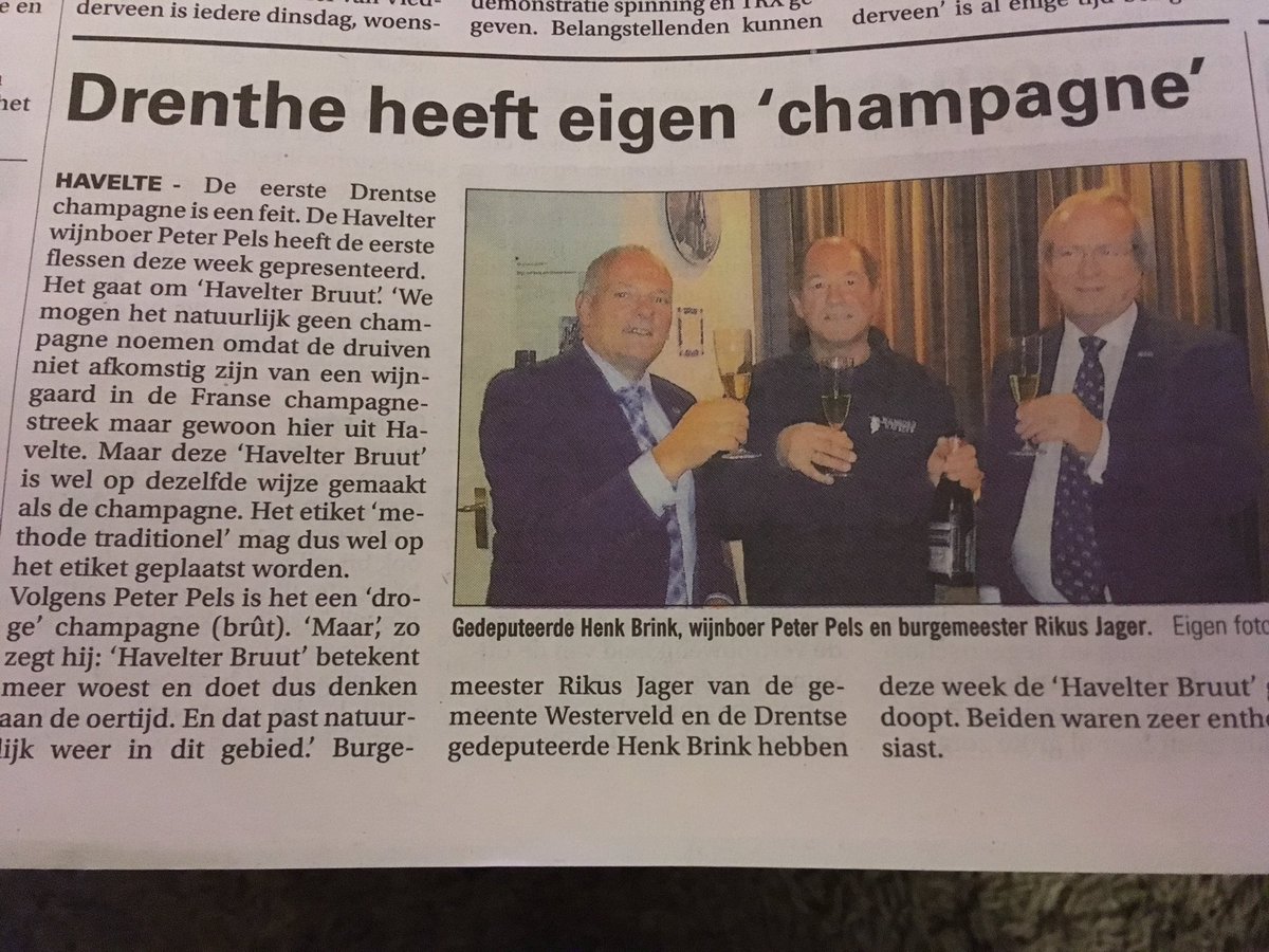 In de Meppeler Courant van vandaag. De eerste Drentse “ Havelter Bruut”