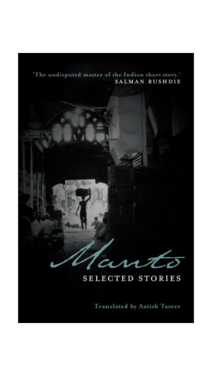 This Collection of short stories written by Sadat Hassan Manto, has stories about india-Pakistan Partition, Hindu- Muslim Riots, Manto’s feminism and more....
Manto successfully brings to life the characters and the incidences of 1940’s.
#manto #shortstories #BookRecommendations