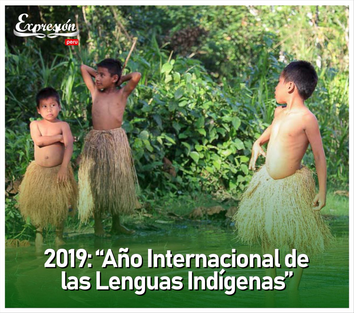 expresion_peru's tweet photo. Las Naciones Unidas han declarado el 2019 como "Año Internacional de las Lenguas Indígenas". Una mirada al derecho de los pueblos autóctonos para fomentar y transmitir sus lenguas de manera oral y escrita. https://t.co/0pebtngQ7W