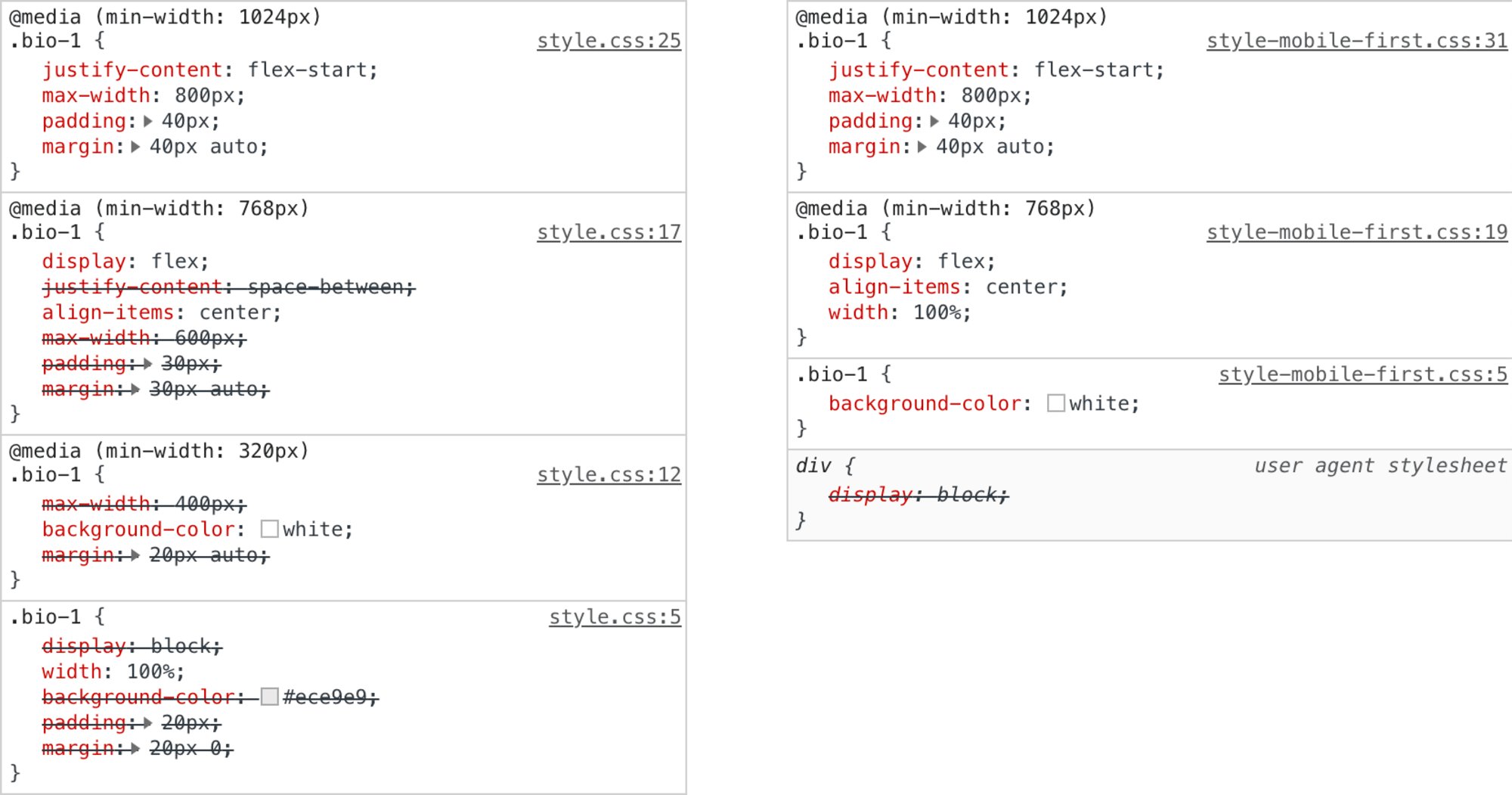CSS-Tricks on Twitter: "> One major unintended consequence of writing compartmentalized Generic First CSS is the experience you will get from your developer tools style panel. Without the media query cascade, you CSS-Tricks on Twitter: "> One major unintended consequence of writing compartmentalized Generic First CSS is the experience you will get from your developer tools style panel. Without the media query cascade, you