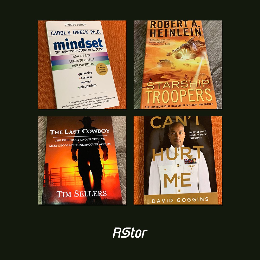 Our team is made up of voracious readers, and the RStor Book Club is starting off strong in 2019 with reads like <a href="/MindsetWorks/">Mindset Works</a> and work from <a href="/davidgoggins/">David Goggins</a>. Winter weather calls for some time with a good book! What book is inspiring you this winter? #RStor #AboveTheCloud