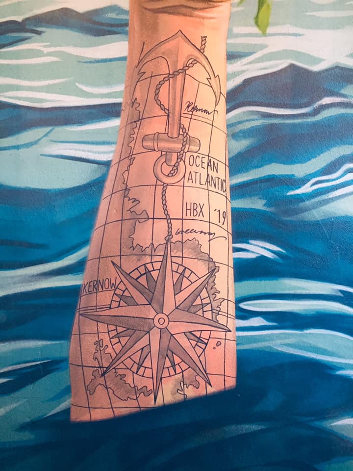 HubboxSW's tweet photo. Another awesome @JoeGreenaway mural referencing not only Cornish seafaring roots but also burgers coming from the deep at the new @HubboxExeter #Exeter #Devon #NewRestaurants #Bars Hubbox Exeterβ #HubboxExeter #Art #Murals #Burgers #Cornwall #Seafaring #Kernow #UpFromCornwall https://t.co/wEVjdhMjV9