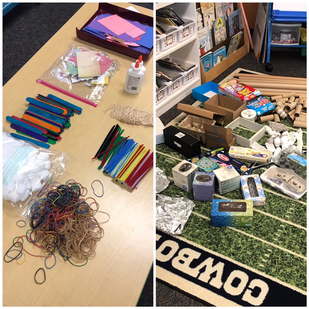 racheldcady's tweet photo. Coming soon....pet rock houses, and a messy classroom. 🤪 #STEM #rockproperties @WGESdragons https://t.co/YYWGhO8YjA