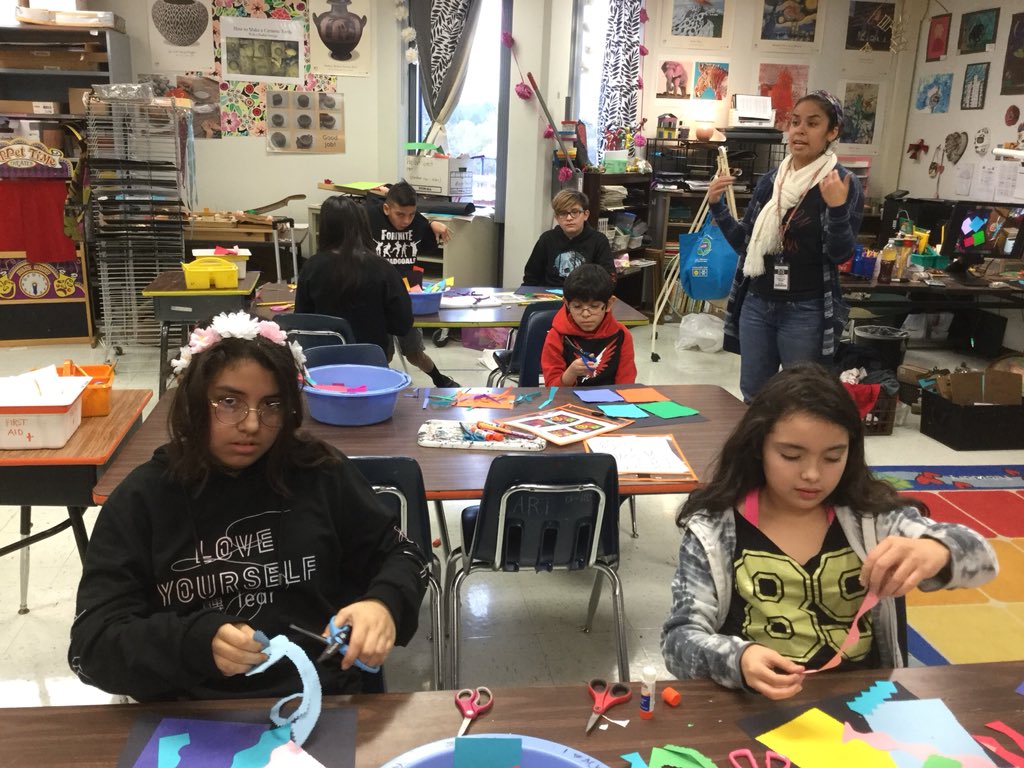 priscillajpaul's tweet photo. Studying and incorporating elements of Art by Matisse @PowellArt1 @NISDPowell #allinlearning https://t.co/hQKUbk0sTW