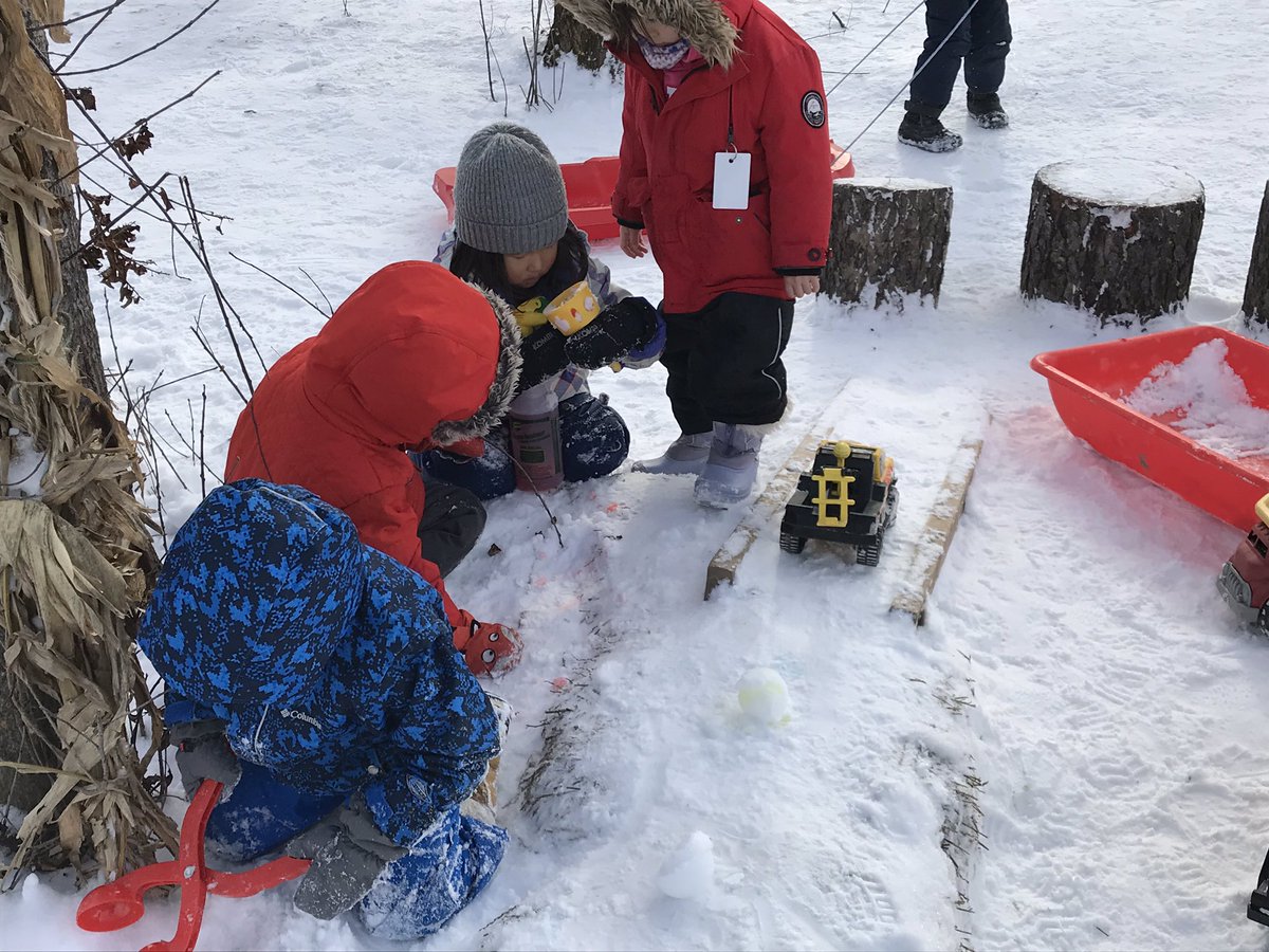 Love spending time in our Forest of Learning! Kudos to Karen Vilon for her creativity and her attention to provocations #sactvdsb
