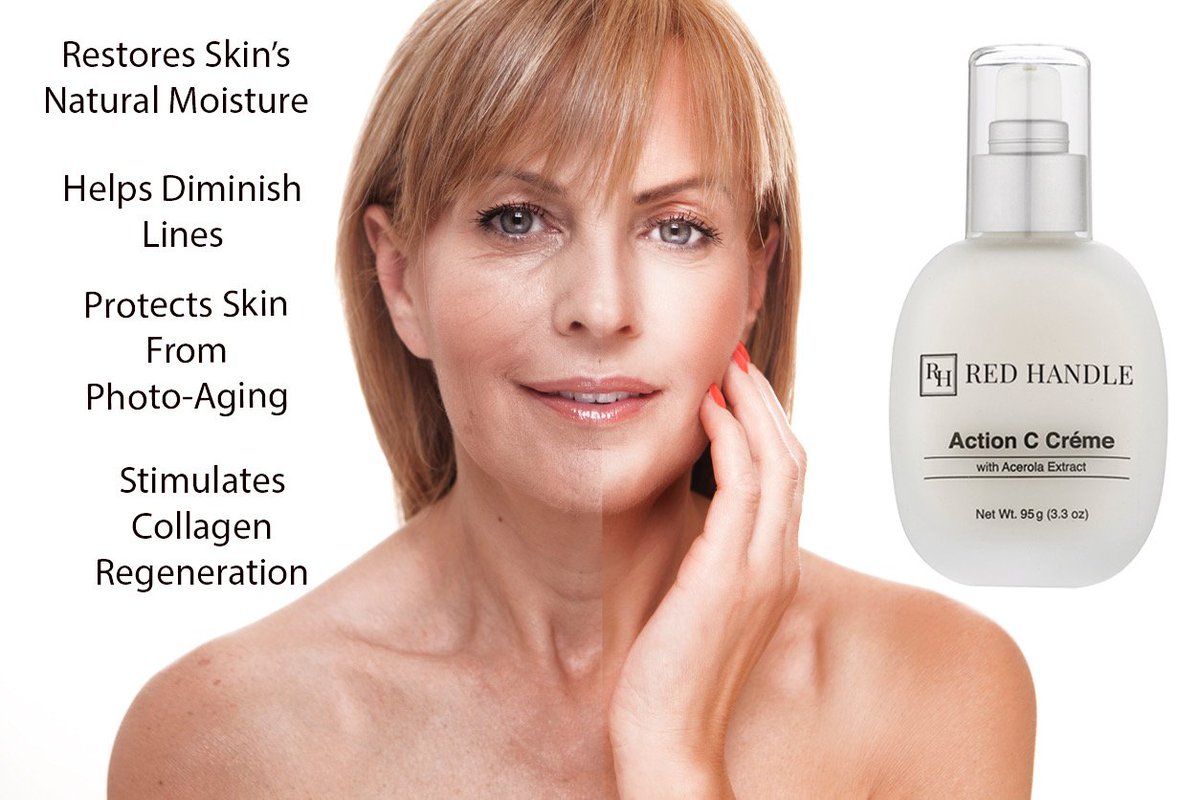 handle_red's tweet photo. Use RH Red Handle’s Action C Crème to protect the skin from environmental damage. #skincare #stayready https://t.co/U7CQ0OBKjy