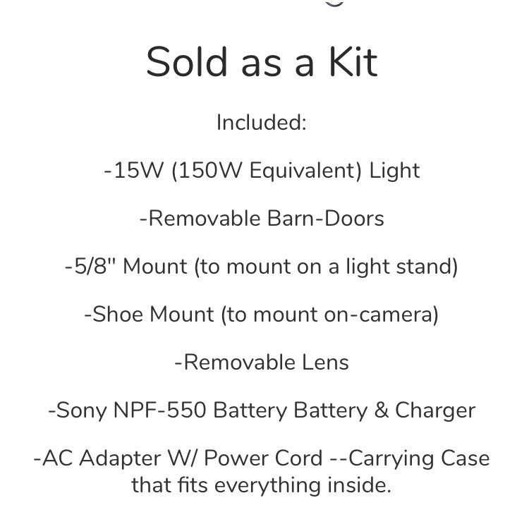 IntellytechLED's tweet photo. #intellytech‘s newest light! The #pocketcannon MINI includes all this below! Help us hit 30 units + lock in #groupbuy pricing through this link: https://t.co/Nsee10buLV or with a R/T! 🙏🎥💡💪 #filmtools #litbyintellytech #supportindiefilm #indiefilm #Filmmakers #LEDlight https://t.co/e0QDwPmPDZ