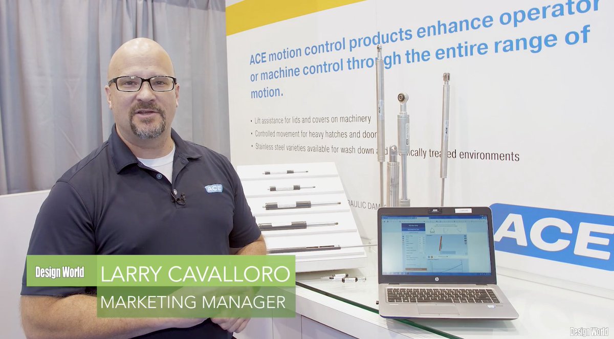 DesignWorld's tweet photo. A new online gas spring sizing program allows engineers to enter their application information to the site and receive a recommendation for the correct component. @ACEControls_US https://t.co/W2Yk1WTvII https://t.co/OFygyfJJYm
