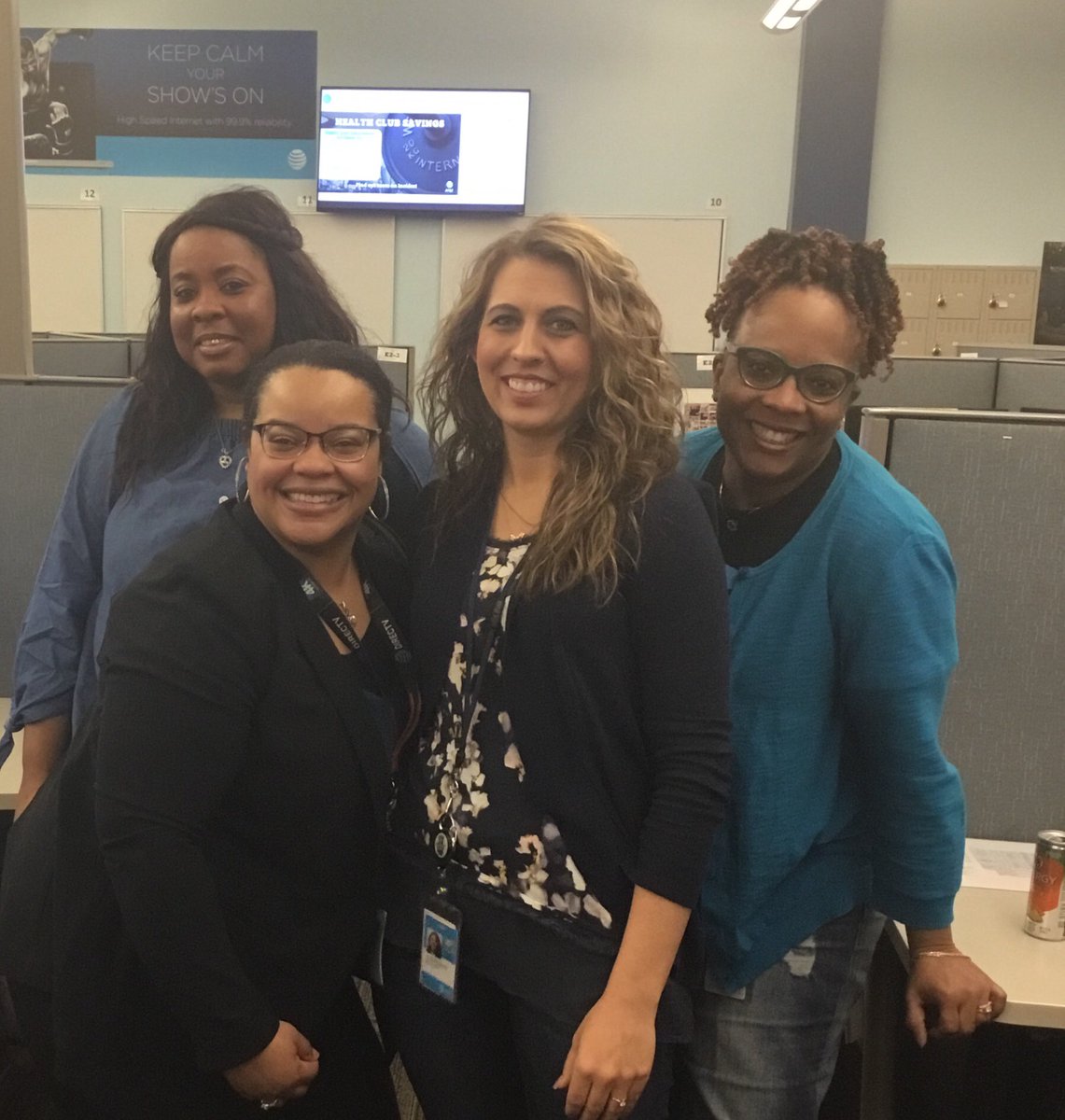 I love my team. They are very supportive and we wore blue! 
#WearBlueDay in support for  #NationalHumanTraffickingAwarenessDay! #lifeatATT #ATTHSVCLG #womenofatt #humantraffickingawarenessday <a href="/WomenOfATT_ERG/">Moataz Mahmoud</a> #myshirtisblue <a href="/ATTHSVRockets/">ATTHSVRockets</a>