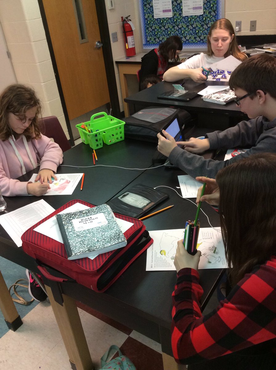 IvanESMS's tweet photo. Cutting out continents and looking at fossil records and mountain ranges to see if we can find evidence of continental drift. #ivanscience #esmsbestyearever https://t.co/BhoKOp8NRk