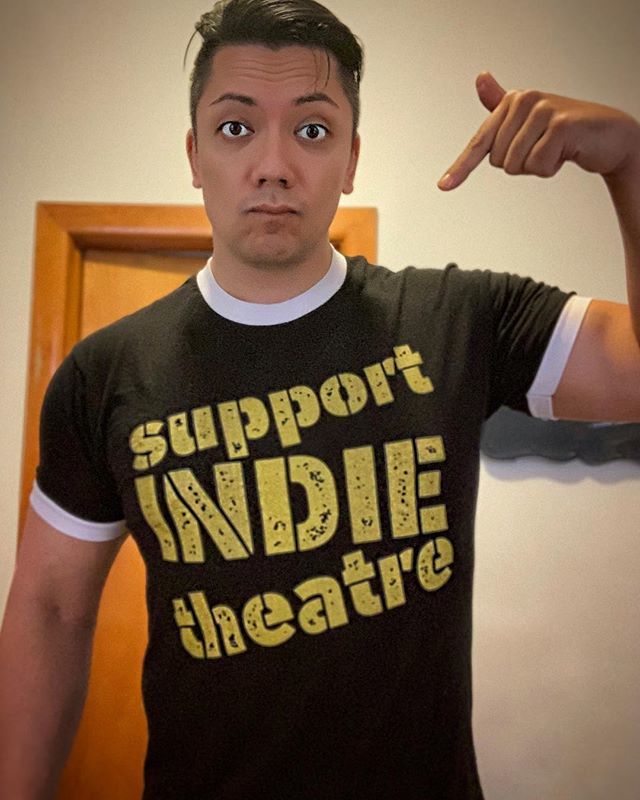 I am who I am & where I am because of the knowledge and experiences I’ve had doing #IndieTheatre. 🎭 I LOVE #Broadway and It’s a dream to be here, but I encourage everyone to BROADen your gaze & support the amazing work happening all around you❤️ 👕: @cafeconcawfee