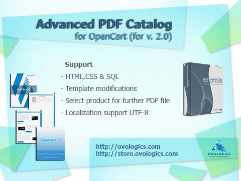 ovologics's tweet photo. ❗#Advanced #PDFCatalog for #OpenCart (for v. 2.0)
❓Do you want to increase your sales?
👍 Just generate PDF catalog with the products list and send it to your customers and your sales will increase!!! 
🛒 https://t.co/WOzUkU9ced
#opencart #extension #Ecommerce #module #generate https://t.co/OOOdcSPwRI