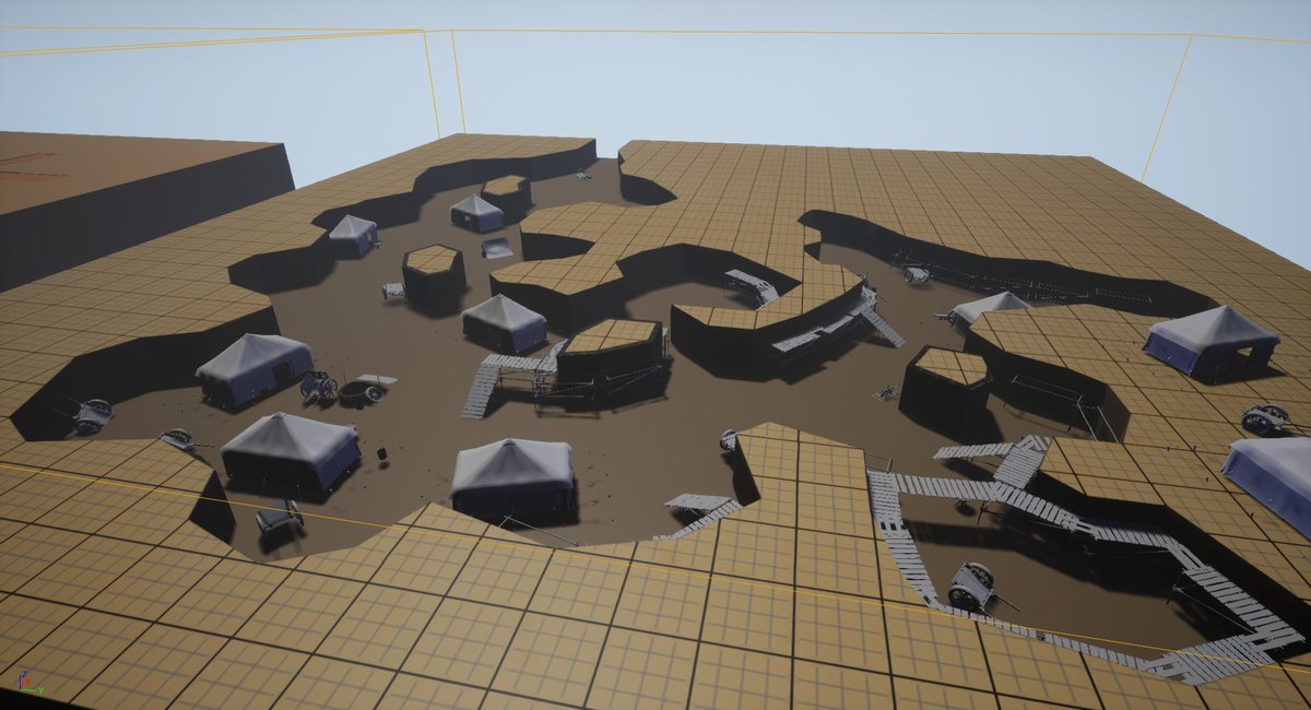 PunchFrost's tweet photo. Huge thanks to everyone on our art team for getting so many models in engine ready for level designers! You all rock 🤘#indiegame #indiegame #gamedev #gamedevelopment #IndieGameDev #ue4 #lowpoly https://t.co/WMcoFLzWHu