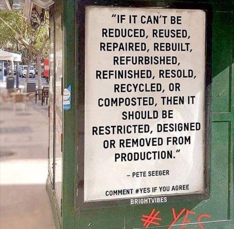 Love this! #waste #responsibility #makeadifference #environment
